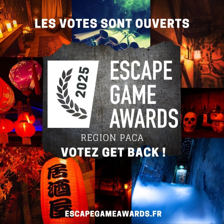 Escape Game Awards 2025 Get Back Arles